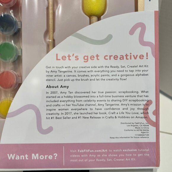 AMY TANGERINE “Ready, Set, Create!” Art Kit (NEW & SEALED!) - Picture 5 of 6
